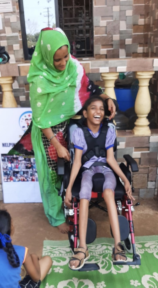 person in wheelchair